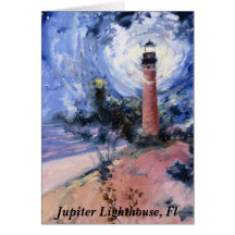 Jupiter Light, Fl Greeting Card