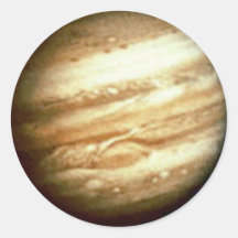 Jupiter Round Stickers