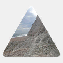 Jurassic Coast in Dorset Triangle Sticker