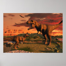 Jurassic dawn poster