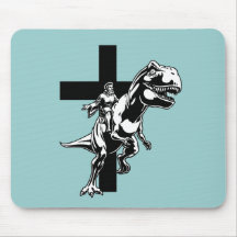 Jurassic Jesus Mousepad