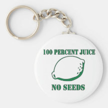 Jus aucunes graines porte-clefs