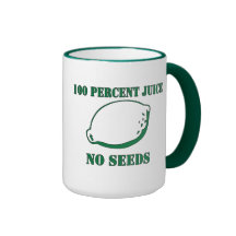 Jus aucunes graines tasse