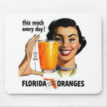 Jus d'orange de la Floride Tapis De Souris