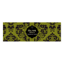 Jus olive modèles de cartes de visite