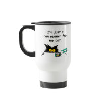 JUST A CAN OPENER FOR MY CAT MUG