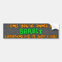 Just a Dog Barbet Bumper Sticker