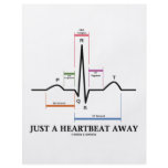 Just A Heartbeat Away (EKG/ECG) Personalized Flyer