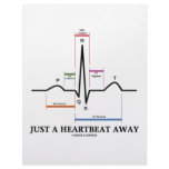 Just A Heartbeat Away (EKG/ECG) Letterhead