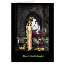 just a little bit of magic greeting cards