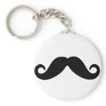 just a moustache keychain