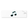 JUST A NOTE (MUSIC) BUMPER STICKER