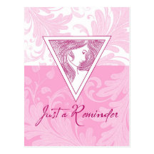 just a reminder postcards