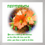 Just a "Weed" DESIDERATA Poster