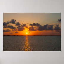 Just About Gone Sunset Poster