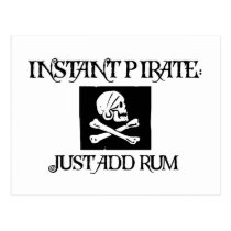 Just Add Rum postcards