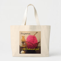 Just An Old Fashioned Girl Knitting Bag