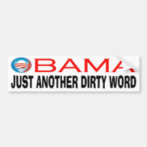 Just Another Dirty Word Bumper Stickers