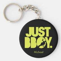 Just Bboy - black and yellow Keychains