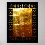 Just Beer Frame Poster or Print
