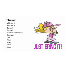 Just Bring It Business Card