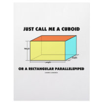 Just Call Me Cuboid Or Rectangular Parallelepiped