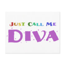 Just Call Me Diva Postcards