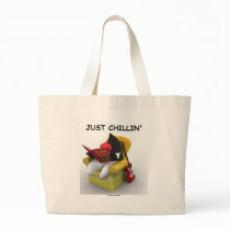Just Chillin' (Java Duke Mascot Character) Bags