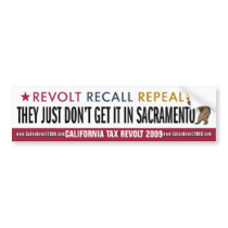 Just Don't Get It In Sacramento Bumper Sticker