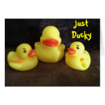 JUST DUCKY & SO LUCKY-NEW BABY CONGRATS! CARD