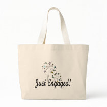 Just Engaged Canvas Bags