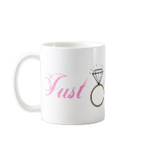 Just Engaged (Diamond Engagement Ring) Mugs