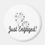 Just Engaged Fridge Magnets