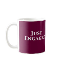 Just Engaged Gifts Mugs