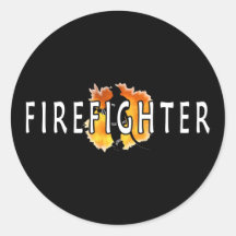 Just Firefighter Sticker