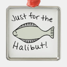 Just for the Halibut Christmas Tree Ornaments