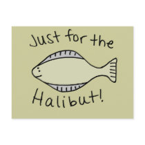 Just for the Halibut Taupe Background