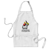 Just Getting Ready To Slice & Dice Code (Duke) Apron