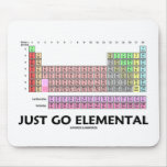 Just Go Elemental (Periodic Table Of Elements) Mousepads