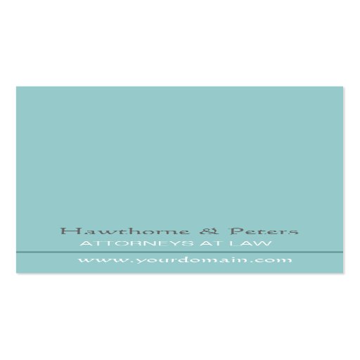 Just How you LIke IT Minimal Plain Design Business Card Templates