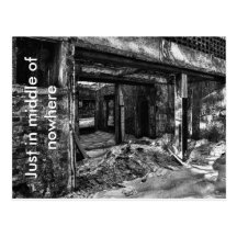 Just in middle of nowhere postcards