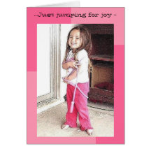 Just jumping for joy... card