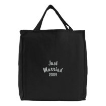 Just Married 2009 Canvas Bag