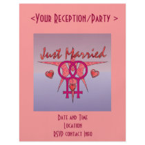 Just Married Abstract Venus Flyers