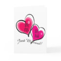 "Just Married" Announcement Card