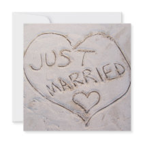 Just Married Announcement