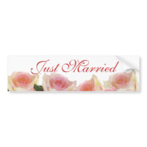 Just Married Bumper Sticker