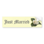 Just Married Bumper Sticker
