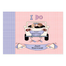 Just Married Business Card