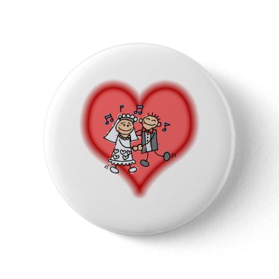 just married button by shopaholicchick